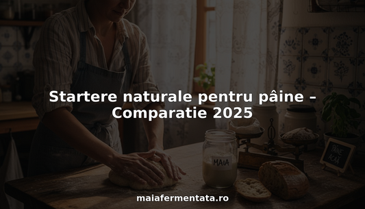 Un brutar frământă aluatul cu maia naturală, direct în bucătăria sa.