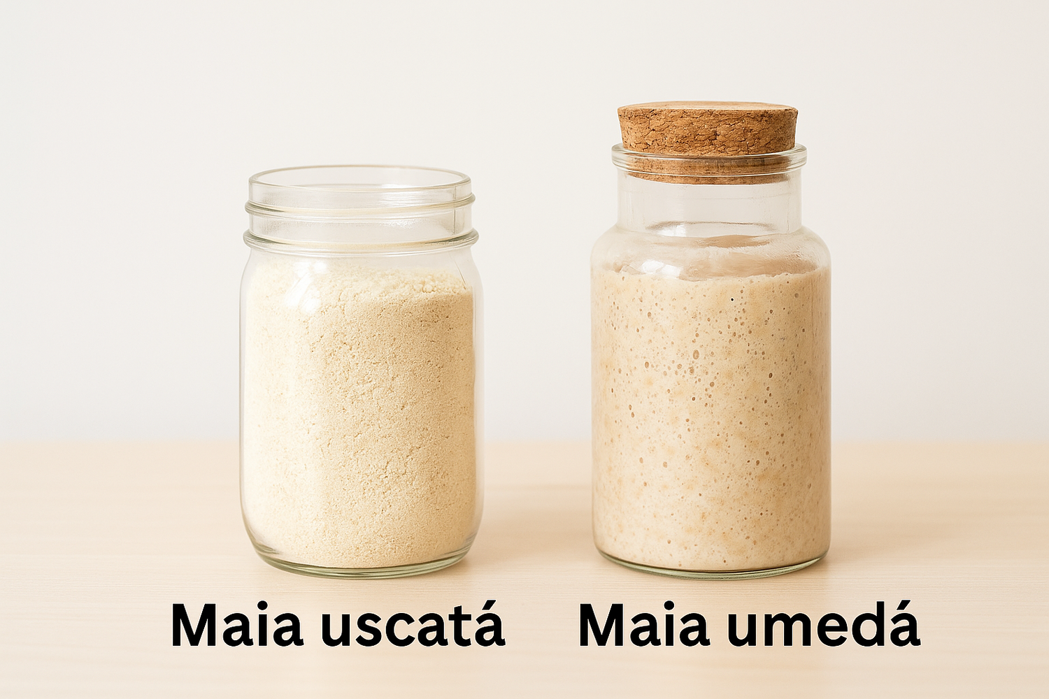 Maia umedă vs. maia uscată – Cum alegi starterul perfect pentru pâine cu maia acasă?